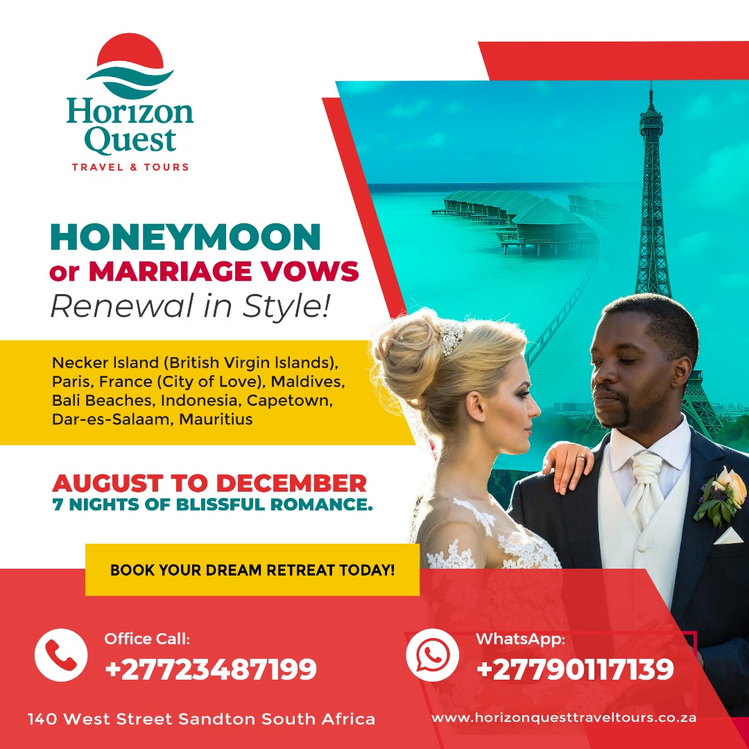 Honeymoon or Marriage Vows Package!